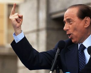 Berlusconi showing the finger by Alessio85