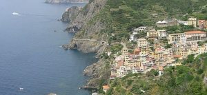 Photo of the coast line in Cinque Terre Italy