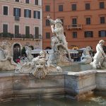 Photo of the fountain in Piazza Navona Rome